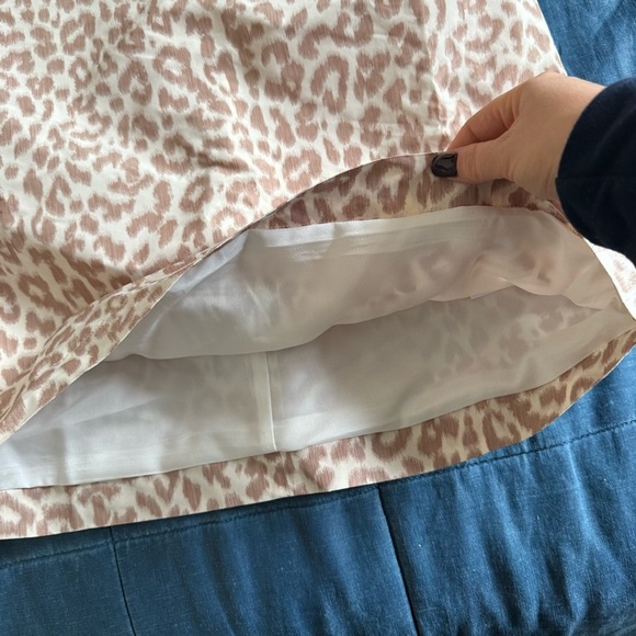 NWT J. Crew One shoulder ruffle dress animal print Size 2 - Picture 9 of 14